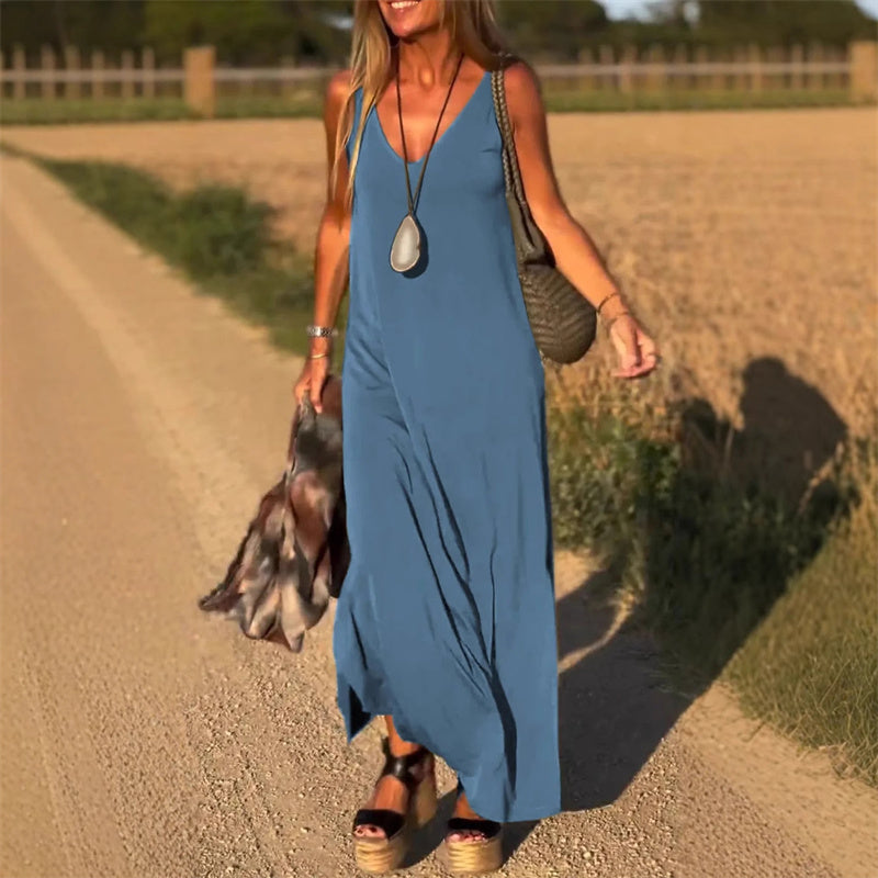 Lana | Elegant Amber Maxi Dress for Every Occasion - Image 5