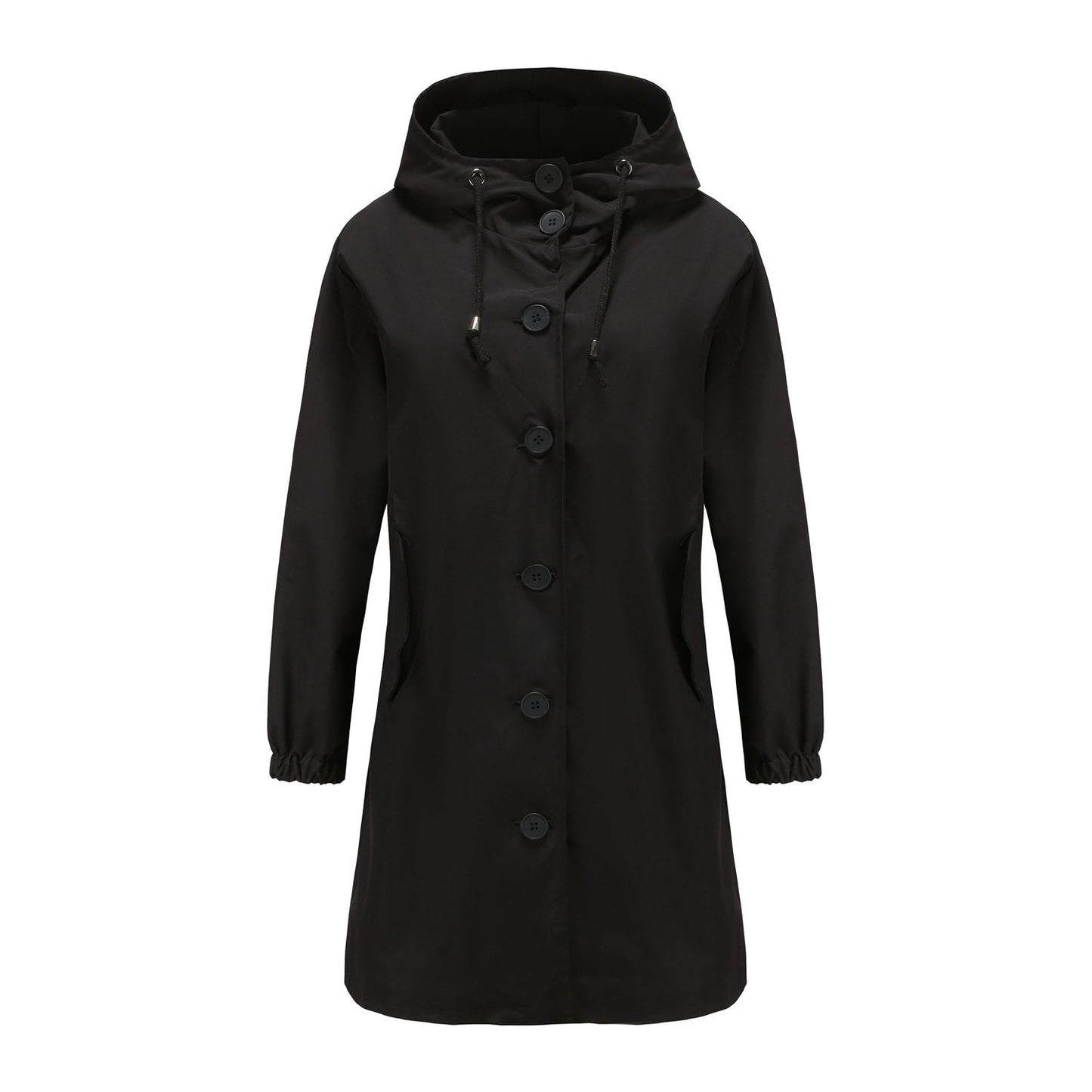 Norma | Women's Hooded Long Coat - Image 6