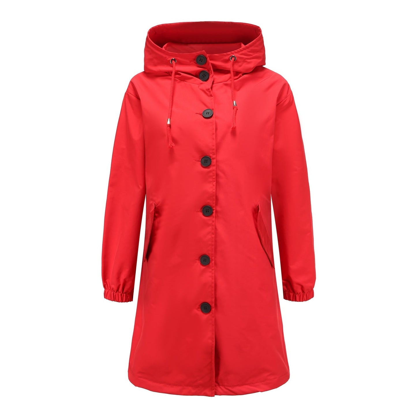 Nia | Women's Hooded A-Line Coat - Image 8