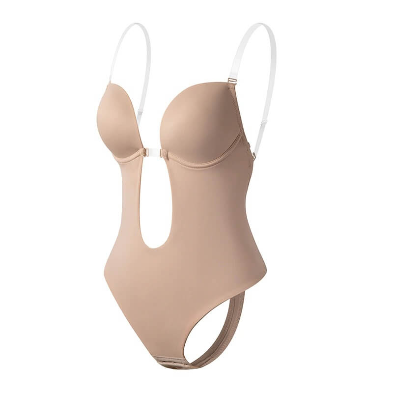 Women's Plunge Backless Bodysuit