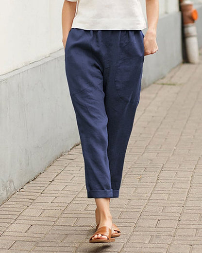 Diane | Relaxed Fit Lightweight Pants - Breathable and Comfortable - Image 1