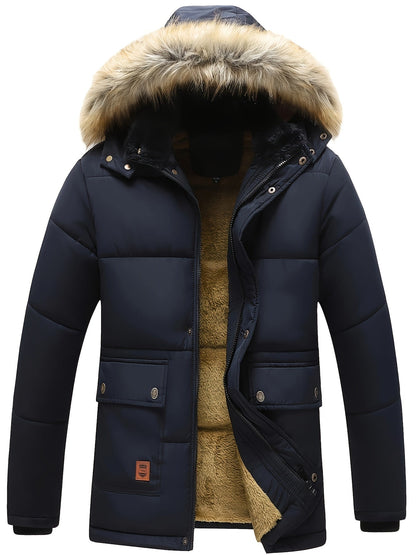 Drake | Men's Hooded Quilted Puffer Jacket - Image 1