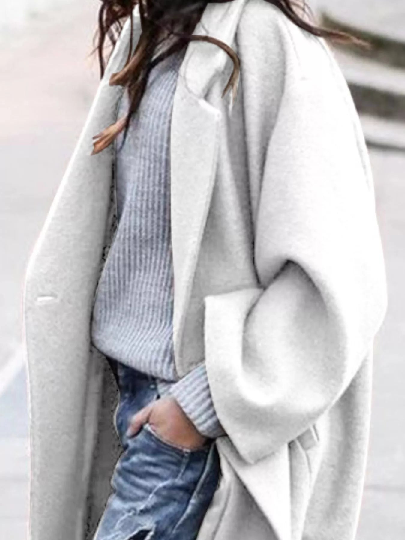 Charlotte | Women's Oversized Long Coat - Image 12