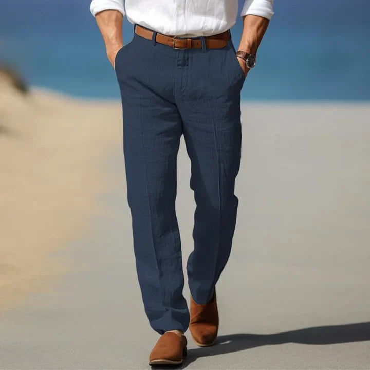 Kyle | Relaxed Linen Summer Pants for Men - Image 4