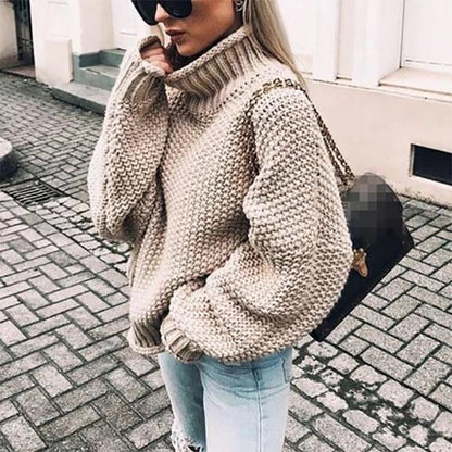 Priscilla | Women's Oversized Knit Sweater - Image 2