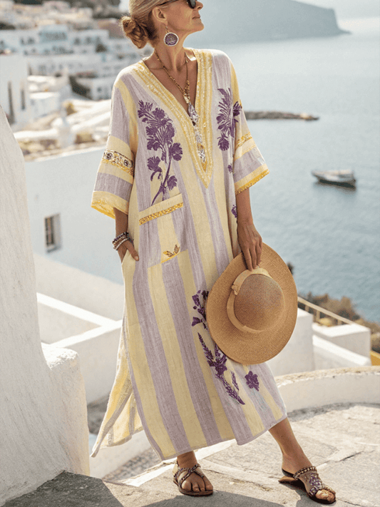 Joan | Nola - Effortless Loose Printed Dress for Every Occasion - Image 1