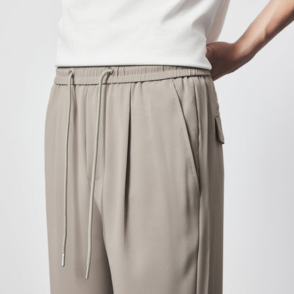 Samuel | Men's Pleated Wide Leg Pants - Image 14