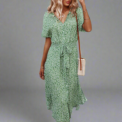 Deanna | Stylish Belted Summer Dress for Women - Image 3