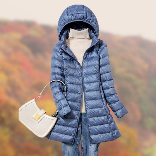 Matilda | Women's Lightweight Hooded Puffer Coat - Image 1