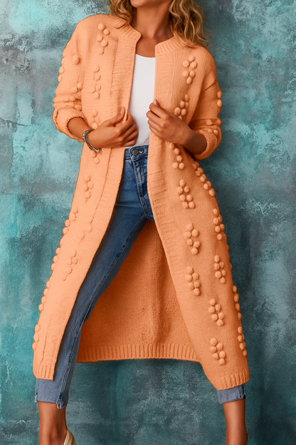 Emma | Women's Longline Open Front Cardigan Sweater