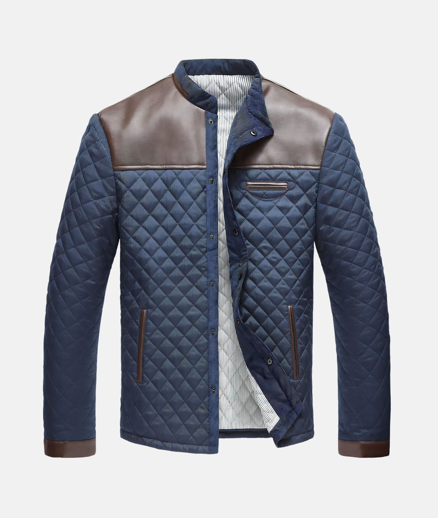 Jacob | Men's Button-Down Quilted Jacket - Image 1