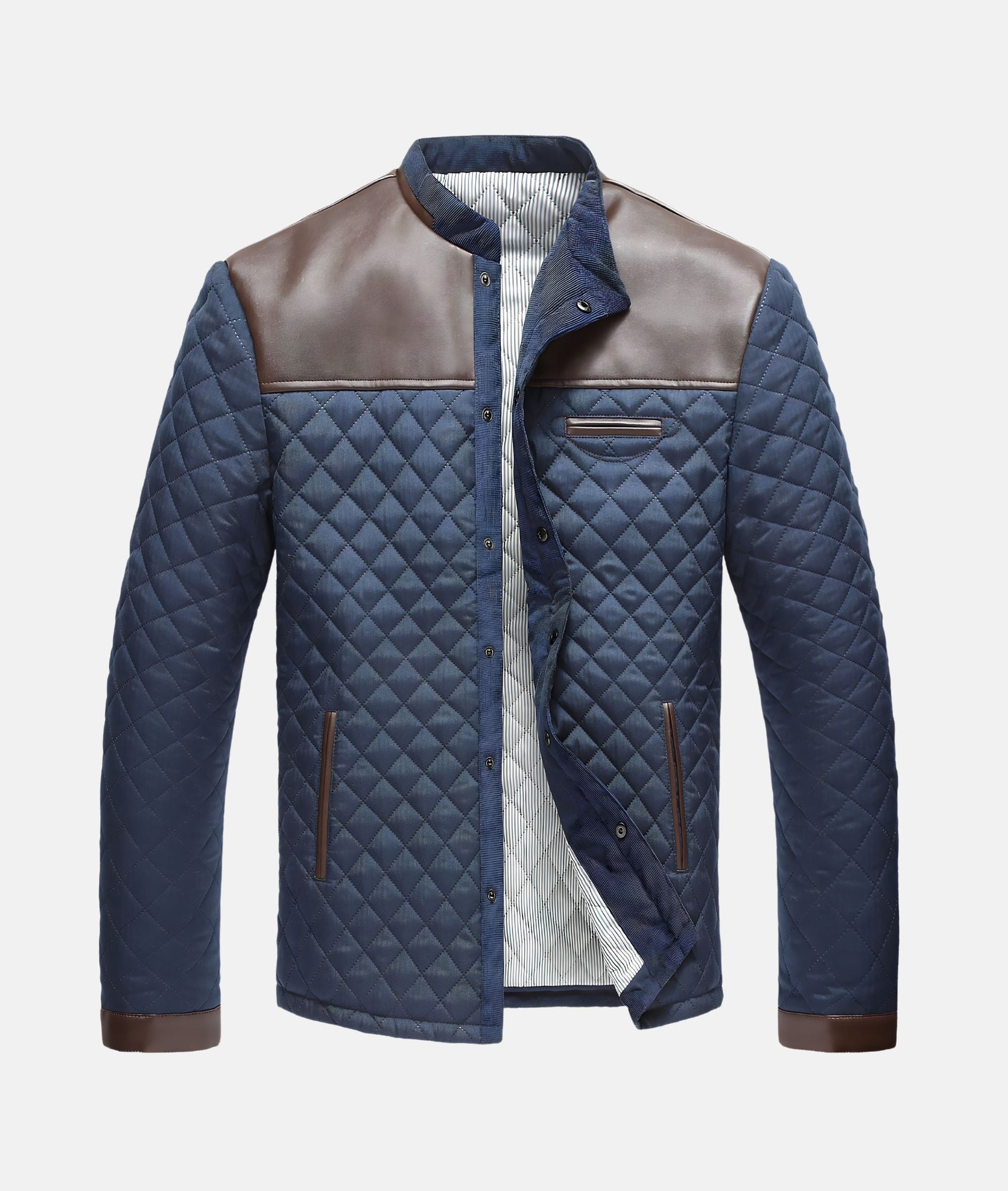 Jacob | Men's Button-Down Quilted Jacket - Image 1