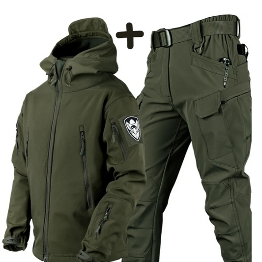 Timothy | Men's Tactical Hooded Jacket and Cargo Pants Set - Image 1