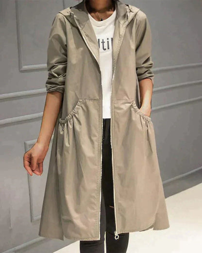 Selena | Women's Hooded Lightweight Jacket - Image 2