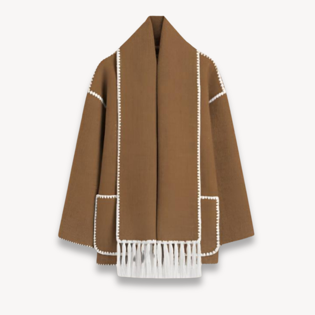 Libby | Women's Oversized Cape Jacket - Image 2