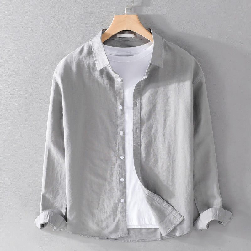Bryan | Lofenzo Relaxed Linen Shirt - Image 5