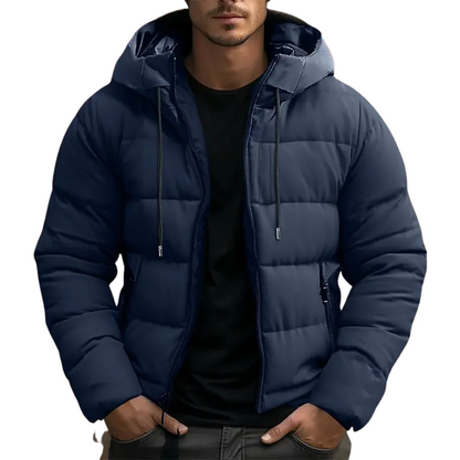 Simon | Men's Hooded Puffer Jacket - Image 1