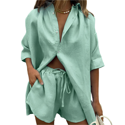 Sorelli | Stylish Two-Piece Cotton Lounge Set - Image 7
