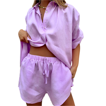 Sorelli | Stylish Two-Piece Cotton Lounge Set - Image 12