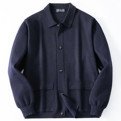Charlie | Men's Button-Front Cardigan Sweater - Image 2