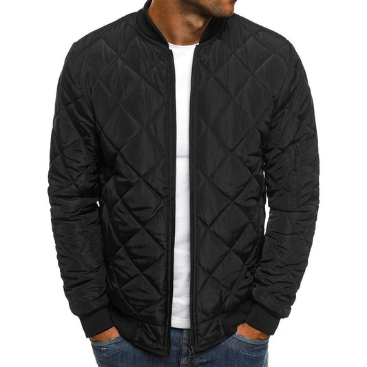 Gerald | Men's Diamond Quilted Jacket - Image 1
