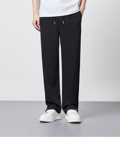 Samuel | Men's Pleated Wide Leg Pants - Image 9