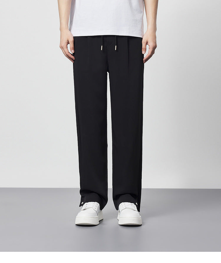 Samuel | Men's Pleated Wide Leg Pants - Image 7