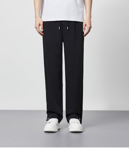 Samuel | Men's Pleated Wide Leg Pants - Image 7