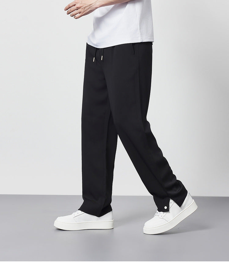 Samuel | Men's Pleated Wide Leg Pants - Image 10