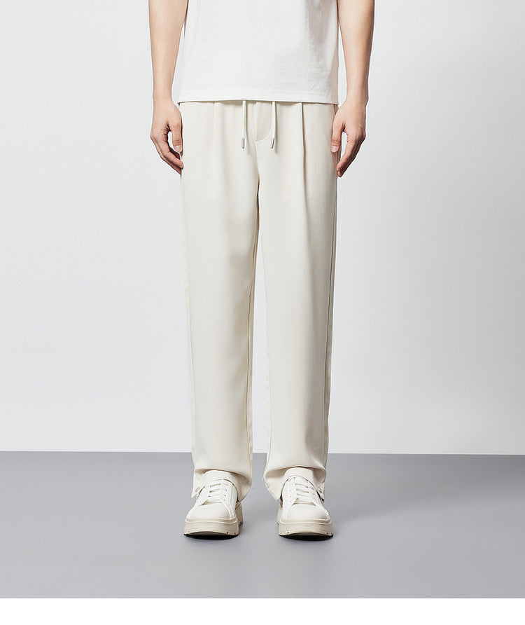 Samuel | Men's Pleated Wide Leg Pants - Image 3