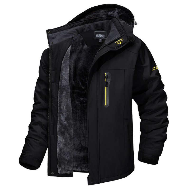 Ruben | Men's Hooded Winter Jacket - Image 2
