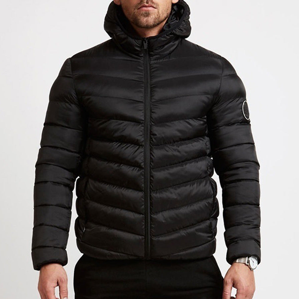 Dwayne | Men's Hooded Puffer Jacket - Image 1