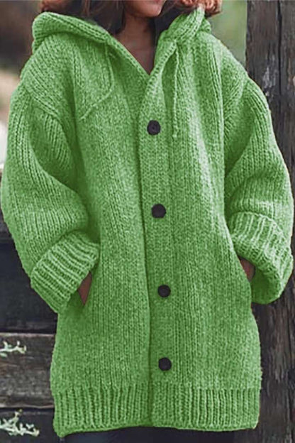 Esme | Women's Hooded Oversized Knit Cardigan - Image 5