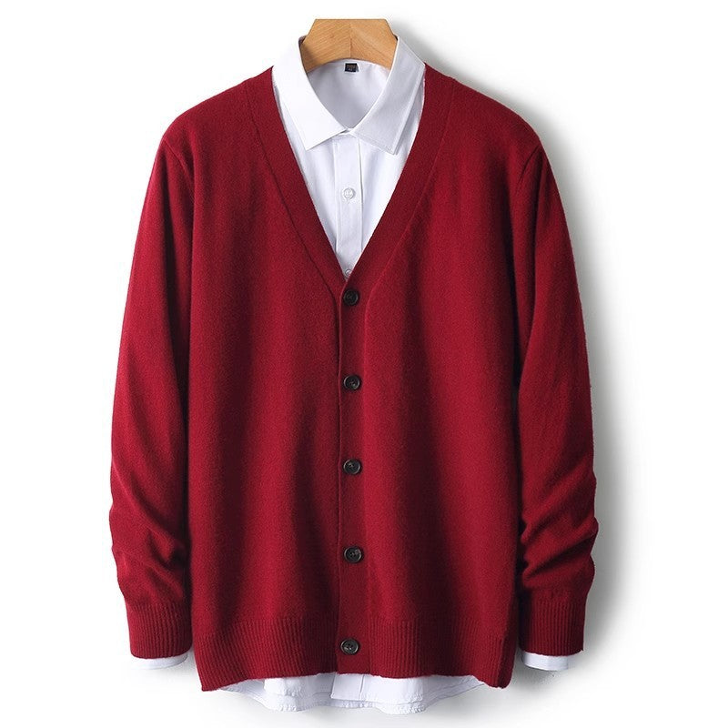 Nevin | Men's Button-Down Cardigan Sweater - Image 9