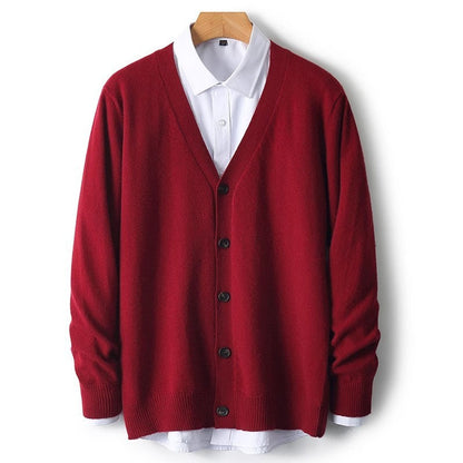 Nevin | Men's Button-Down Cardigan Sweater - Image 9