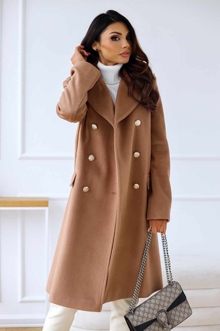 Mckenzie | Women's Double Breasted Overcoat - Image 7