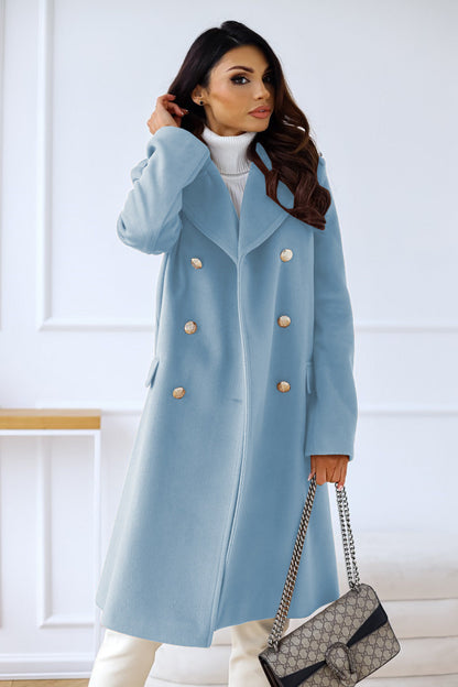 Lisa | Women's Double-Breasted Coat - Image 7