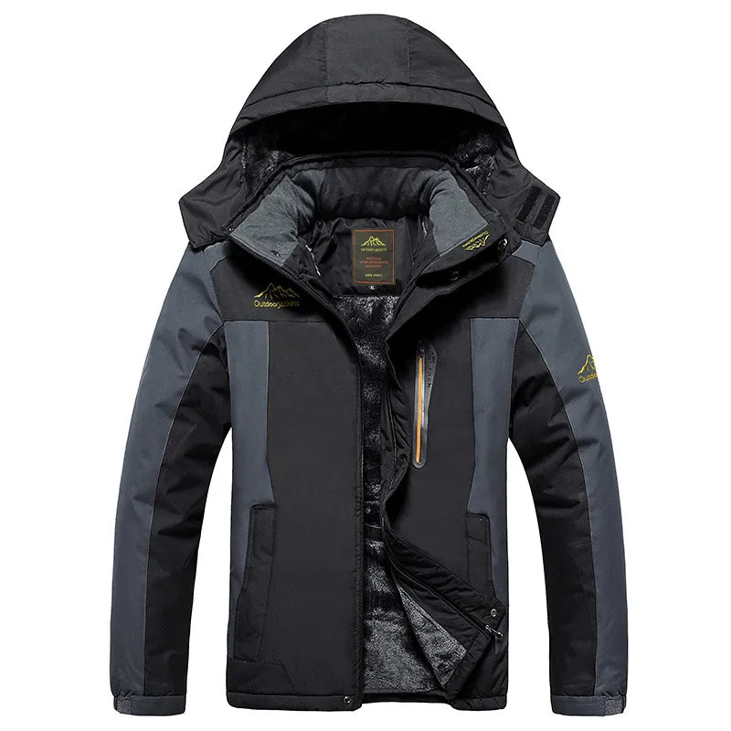 Todd | Men's Hooded Fleece Lined Winter Jacket