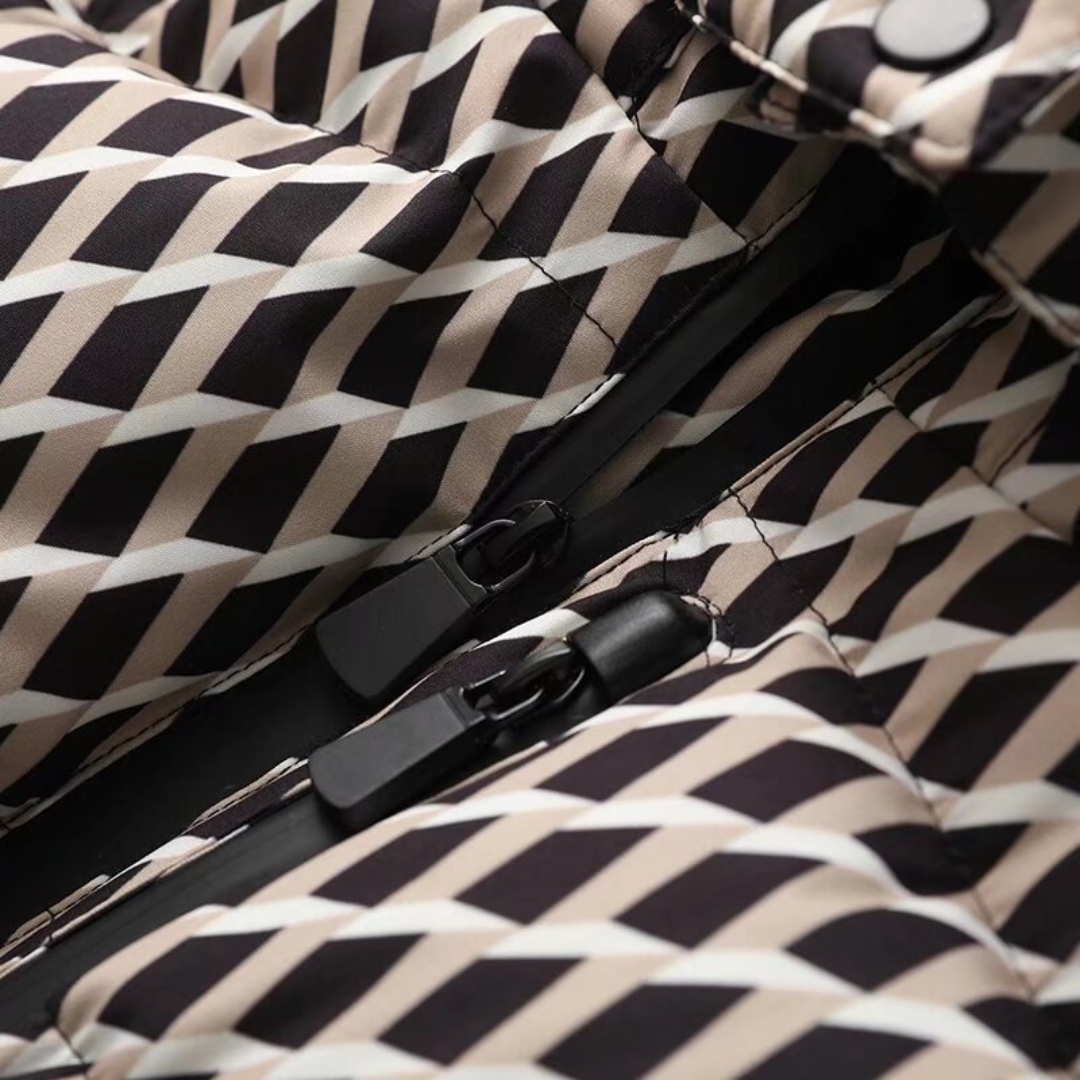 Riley | Women's Hooded Belted Puffer Jacket - Image 4