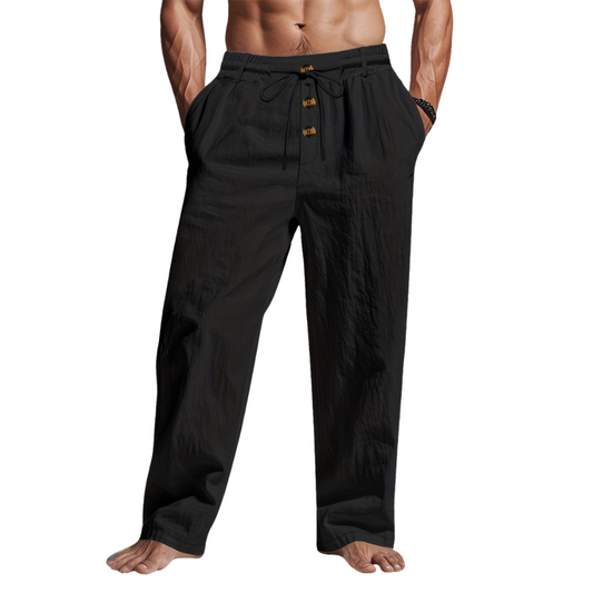 Christopher | Comfortable Linen Drawstring Pants for Style & Versatility - Image 1