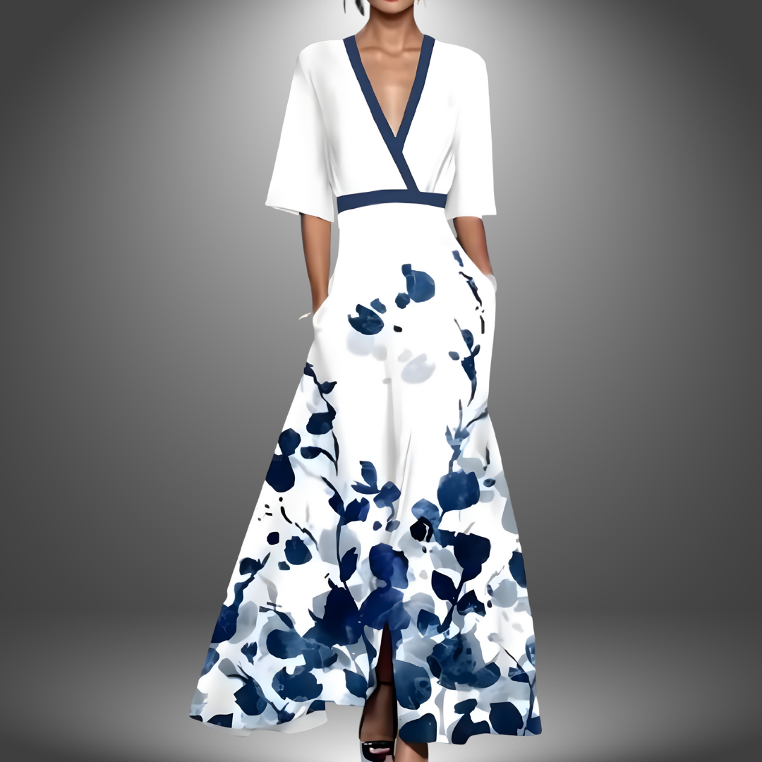 Lola | Elegant Floral Maxi Dress for Women - Image 2