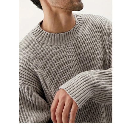 Reggie | Men's Relaxed Fit Crewneck Sweater - Image 3