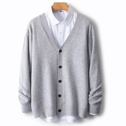Nevin | Men's Button-Down Cardigan Sweater - Image 5