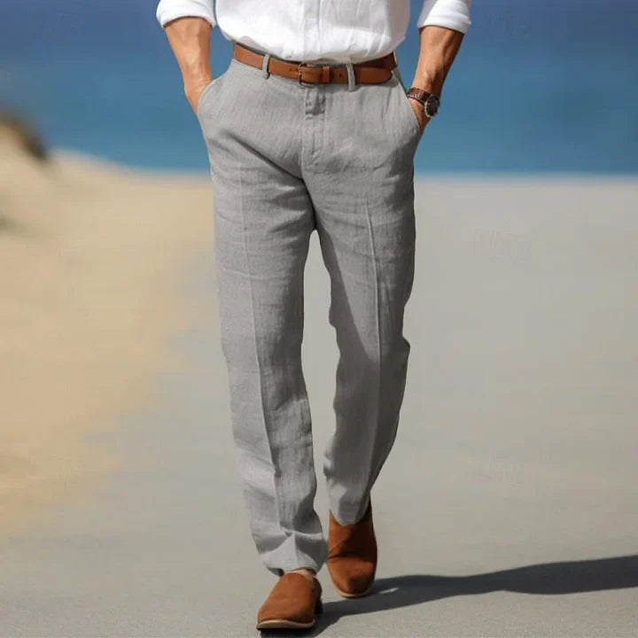 Kyle | Relaxed Linen Summer Pants for Men - Image 5