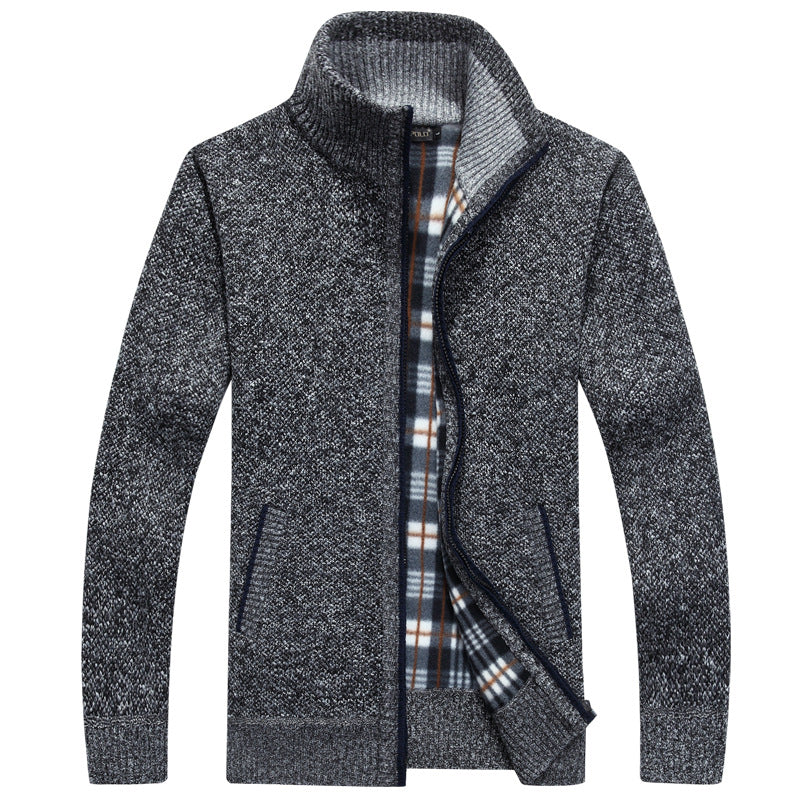 Cyrus | Men's Full Zip Knit Jacket - Image 5