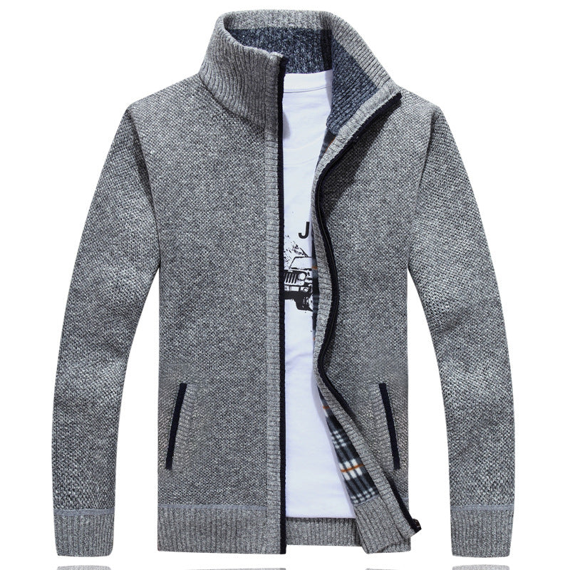 Cyrus | Men's Full Zip Knit Jacket - Image 6