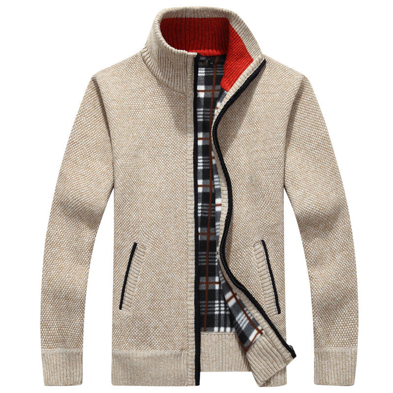Cyrus | Men's Full Zip Knit Jacket - Image 3