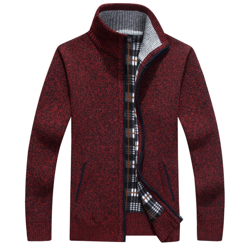 Cyrus | Men's Full Zip Knit Jacket - Image 8