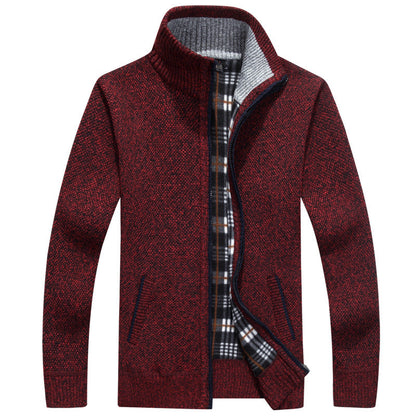 Cyrus | Men's Full Zip Knit Jacket - Image 8
