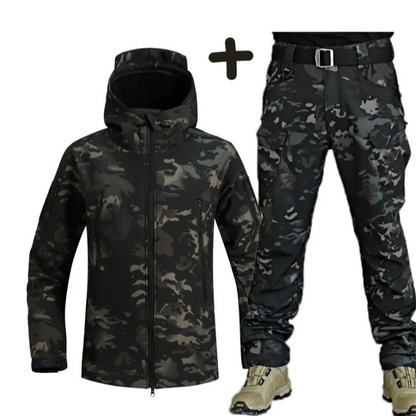 Timothy | Men's Tactical Hooded Jacket and Cargo Pants Set - Image 5